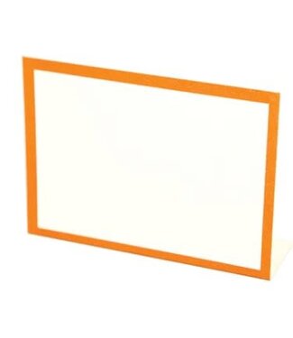 Hester and Cook Orange Frame Place Card - Pack of 12