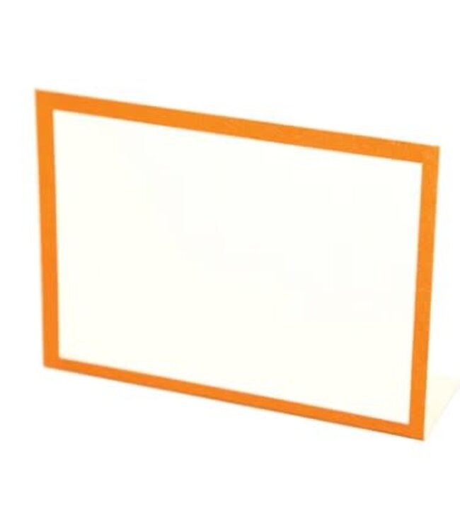 Orange Frame Place Card - Pack of 12