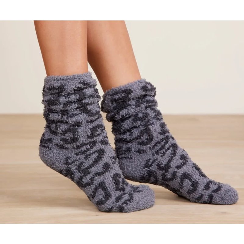 Barefoot Dreams CozyChic Women's BITW Socks Graphite/Carbon