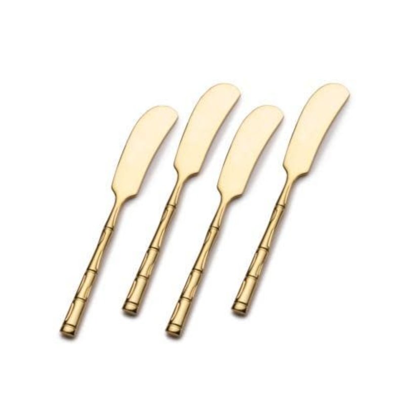 Wallace Wallace Bamboo Gold Butter Spreader (Sold Individually)