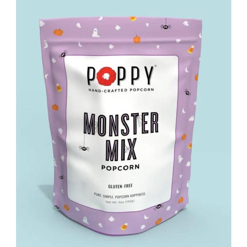 Poppy Handcrafted Popcorn Monster Mix Snack Bag popcorn