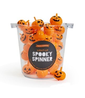 Two's Company Jack-o-Lantern Spinning Top