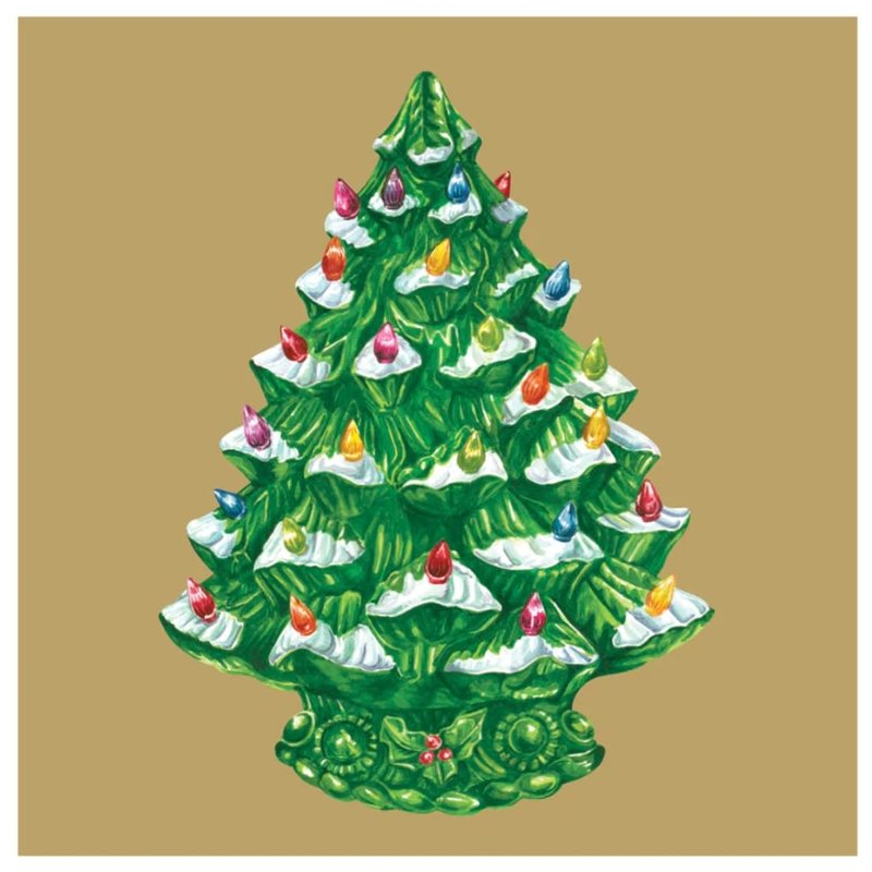 Hester and Cook Vintage Christmas Tree Cocktail - set of 20