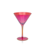 Aperitivo Martini Glass Luster Red