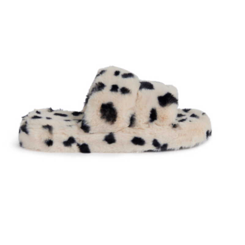 Fabulous Furs Platform Fur Slipper Cheetah L