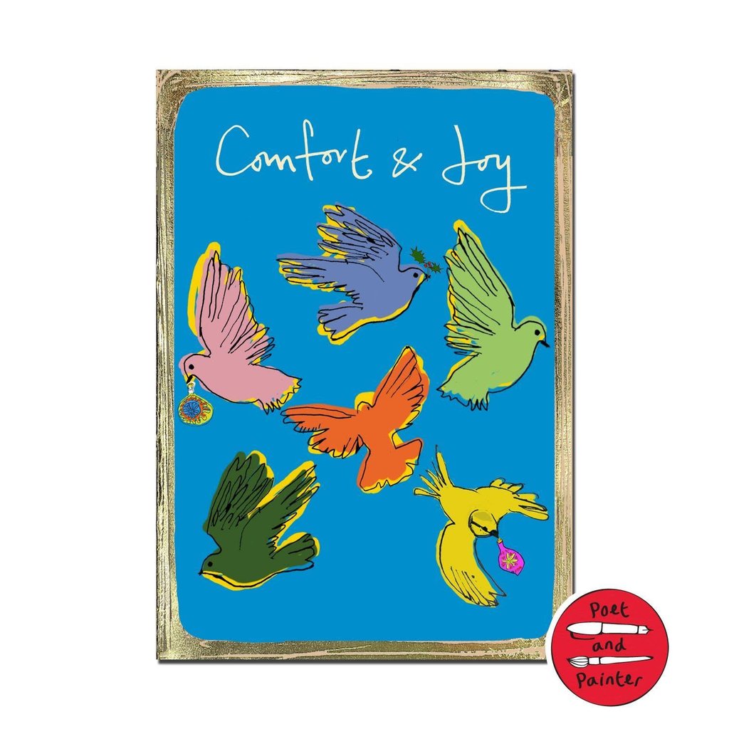 Two's Company Comfort and Joy Little Birds Blue