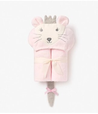 Elegant Baby Bath Wrap - Mouse Pink