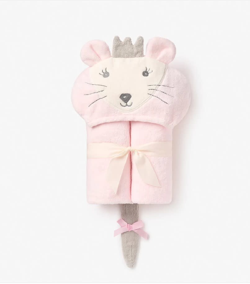 Elegant Baby Bath Wrap Mouse Pink Judy At The Rink