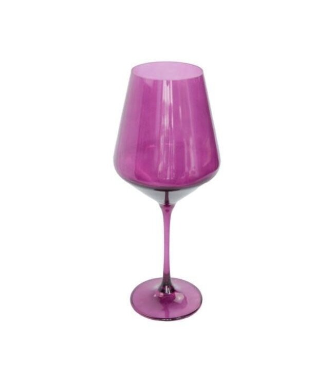 Estelle Colored Wine Stemware Single {Amethyst}