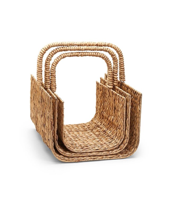 Fish Bone Weave Baskets