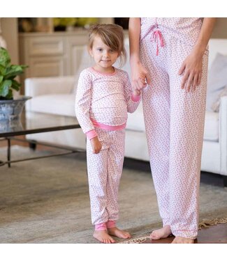The Royal Standard Sweetheart Pajamas White/Pink 6
