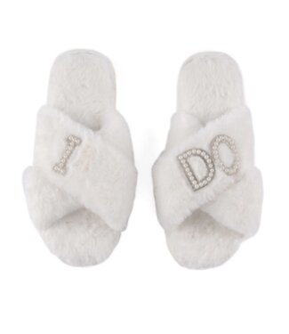 Shiraleah I DO Slippers L/XL