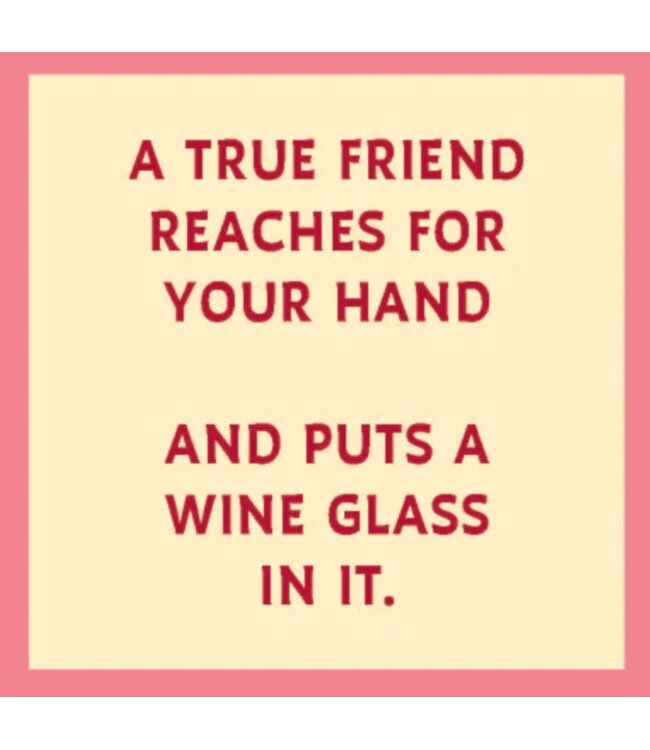 Put A Wine Glass Coaster