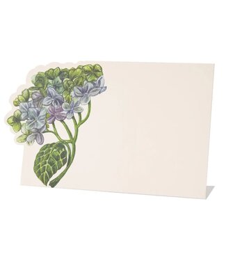Hester and Cook Hydrangea Place Card - set of 12