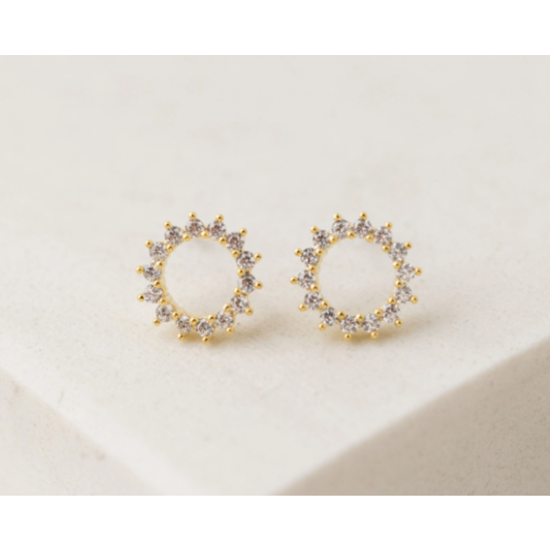 Lover's Tempo Halo Stud Earrings