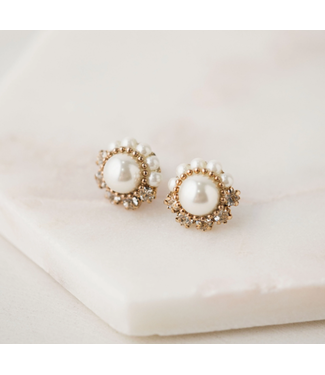 Lover's Tempo Empress Pearl Post Earrings