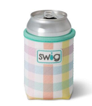 Swig Pretty in Plaid Can Coolie