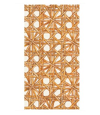 Hester and Cook Rattan Weave Guest Napkin - set of 16