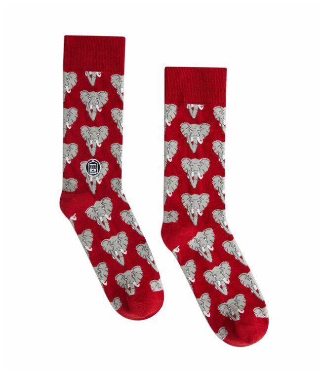 Bonfolk Bonfolk Elephant Crimson Socks