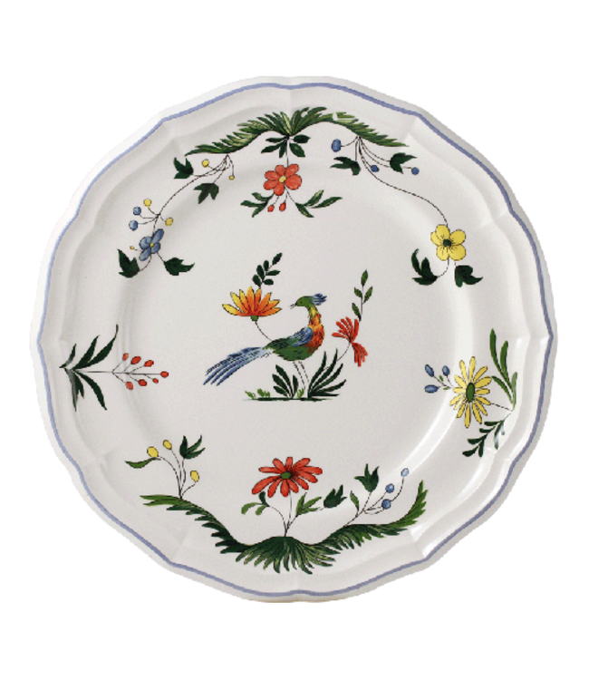 Gien Oiseaux de Paradis Dinner Plate