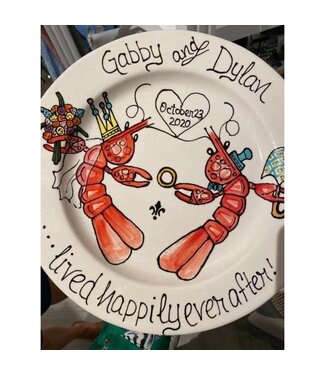 Custom Wedding Plate