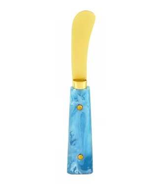 Tizo Butter Spreader Gold Finish Blue