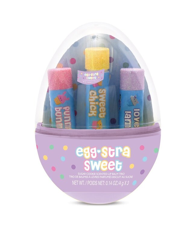 Egg-Stra Sweet Lip Balm Trio