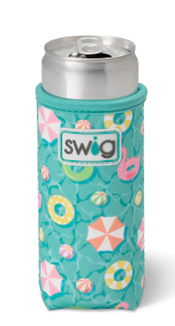 Swig Lazy River Skinny Can Cooler 12oz