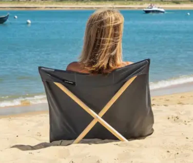 Simone et Georges Beach Chair Neo Transat Gris Judy At The Rink