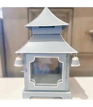 Beatriz Ball Holiday Pagoda Lantern Blue