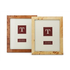 Two's Company Burled Wood Frame Light Brown 8 x 10 (sold separately)