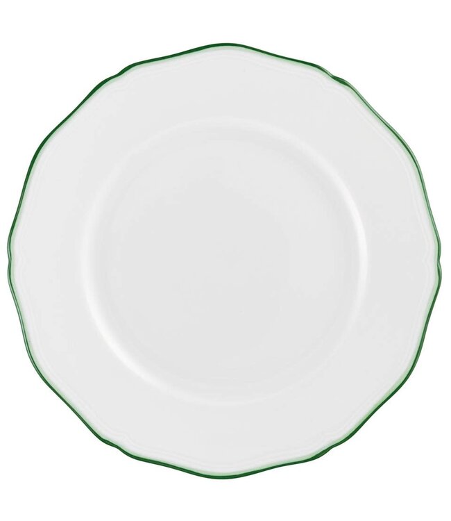 Raynaud Touraine Dble Flt Grn - Salad Cake Plate D-7.7 in