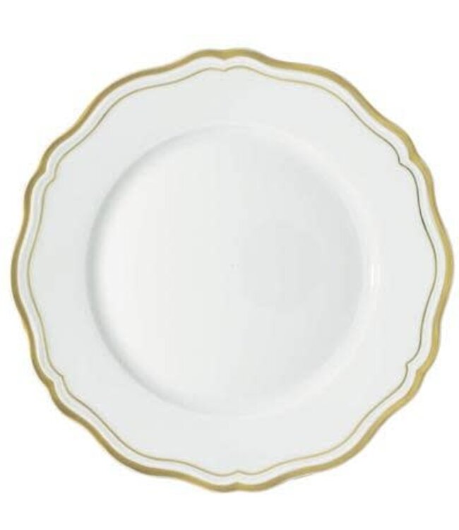 Raynaud Polka Or - American Dinner Plate 10.6 in