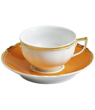 Raynaud Raynaud Mazurka Or Orange - Tea Saucer Extra 6.3 in
