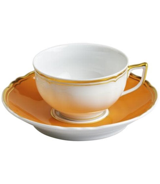 Raynaud Mazurka Or Orange - Tea Saucer Extra 6.3 in