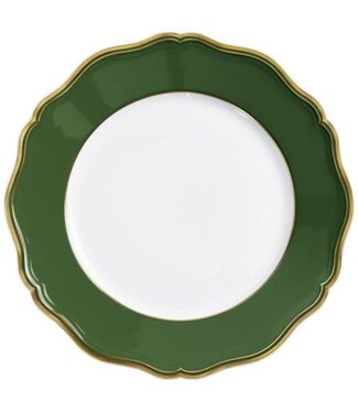 Raynaud Raynaud Mazurka Or Green - Dinner Plate 10.6 in