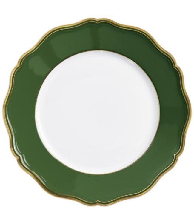 Raynaud Mazurka Or Green - Dinner Plate 10.6 in