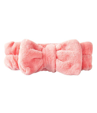 Bella il Fiore Plush Bow Head Band Coral