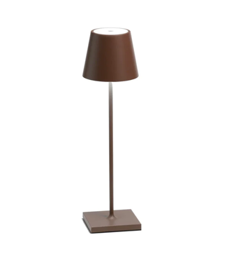 Zafferano America Poldina Pro Rust Table Lamp