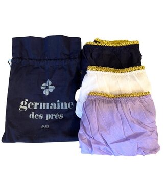 Germaine Des Pres Navy 3 Panties Pack Small