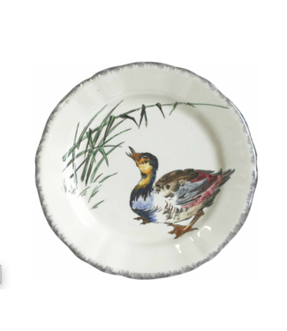 Gien Grands Oiseaux Luncheon Plate Duck
