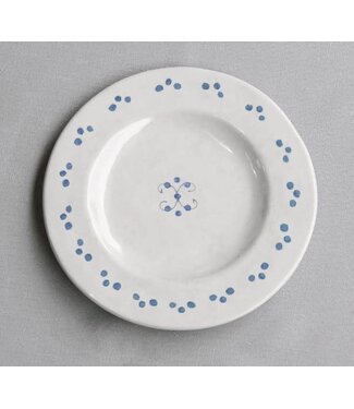 Beatriz Ball VIDA Sienna 9.25'' Salad Plate Set of 4 (white and blue)