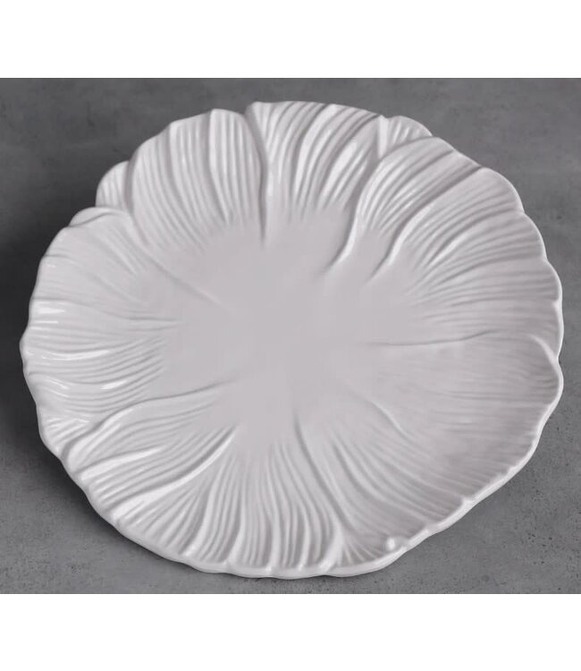 VIDA Lettuce 13'' Charger Set of 4 (white)