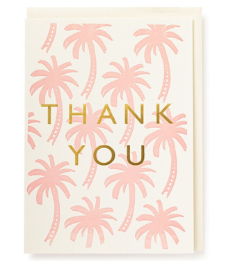 Archivist Gallery Thank You Palm Card