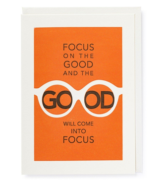 Archivist Gallery Focus on the Good Card