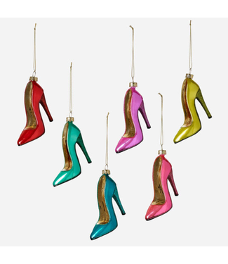 One Hundred 80 Degrees High Heel Ornament Assorted Colors Sold Sep.