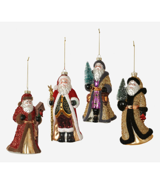 One Hundred 80 Degrees Luxe Santa Ornament Assorted Styles Sold Sep.