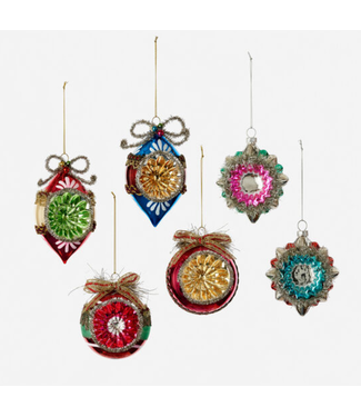 One Hundred 80 Degrees Reflector Ball Ornament 4" Assorted Colors Sold Sep.