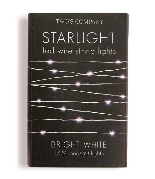 Slarlight LED Wire String Lights - Bright White