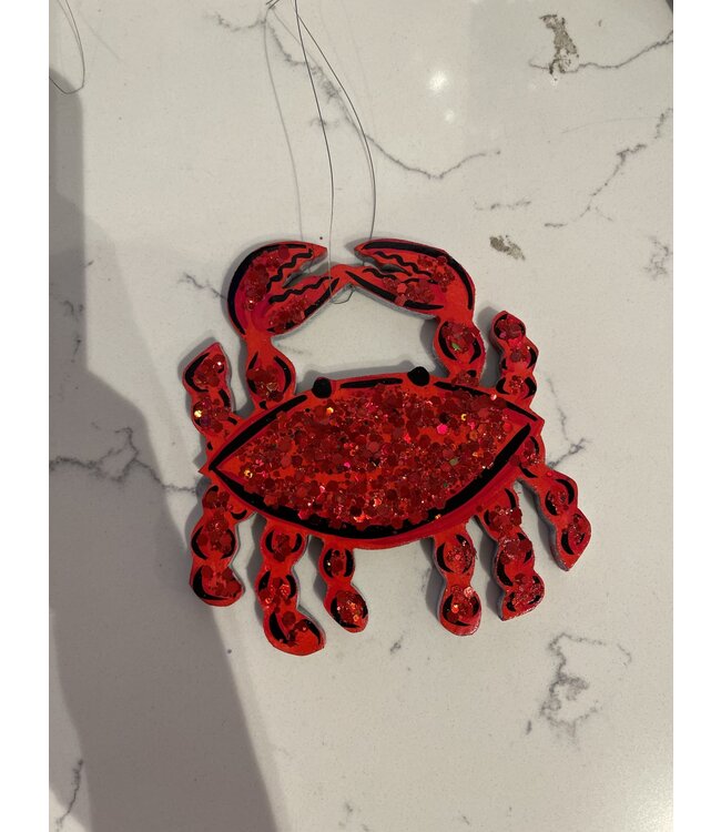 Cynthia Kolls Crab Ornament